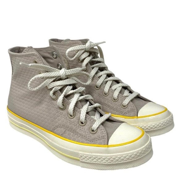 Converse Chuck 70 Sneakers High Women's Size Canvas Beige Casual Shoes A00878C - Picture 3 of 10